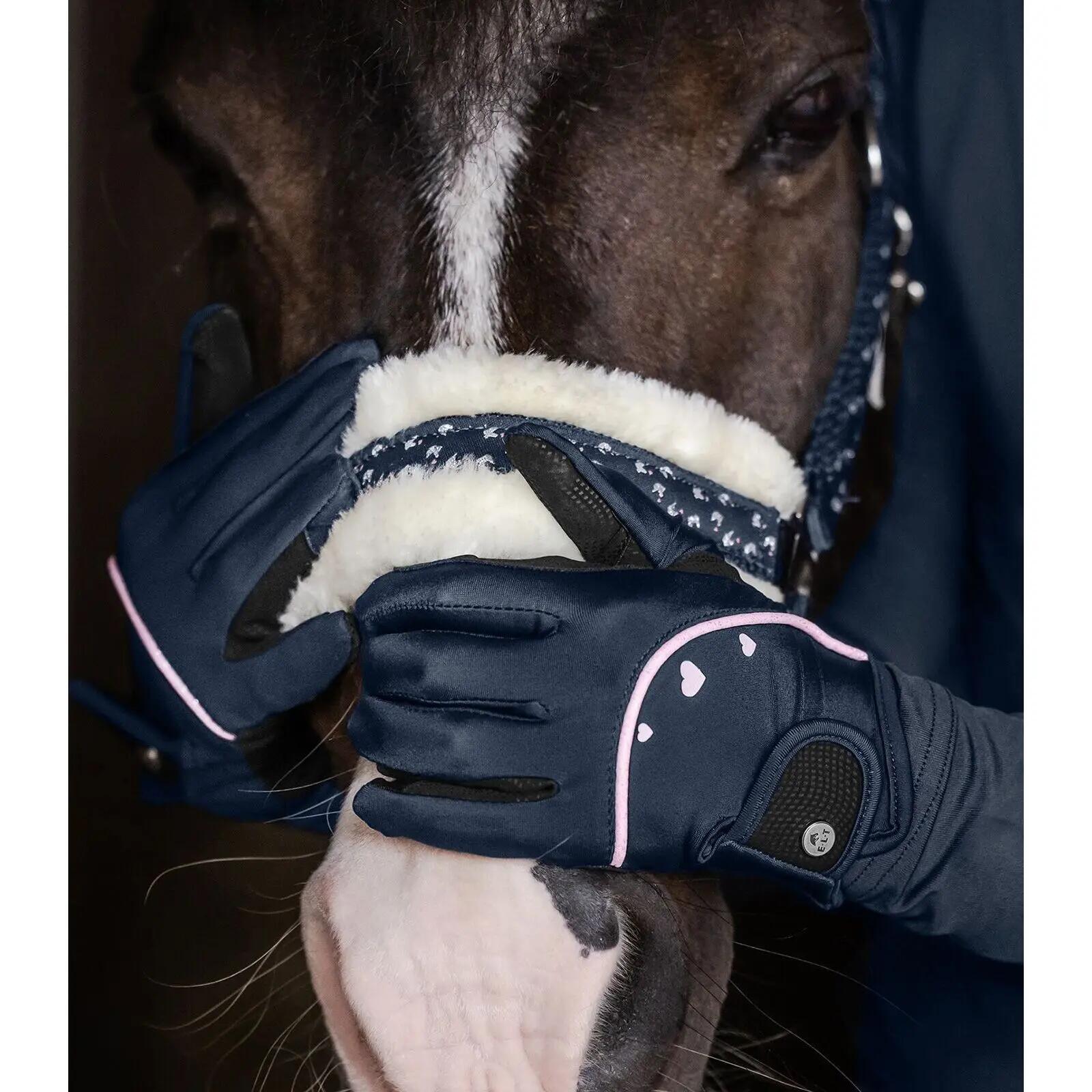 Gants d'équitation enfant ELT Metropolitan Heart 3/3