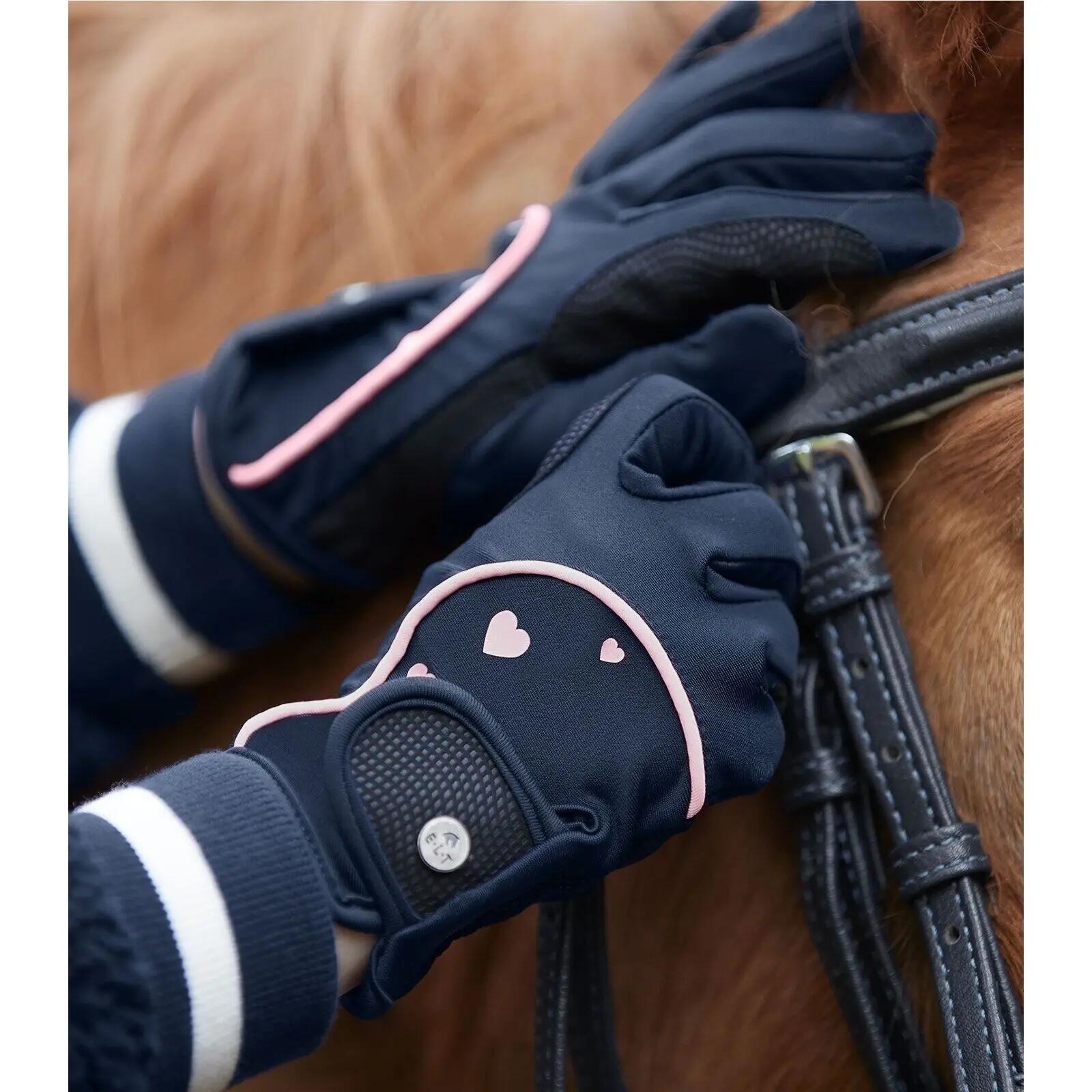 Gants d'équitation enfant ELT Metropolitan Heart 2/3