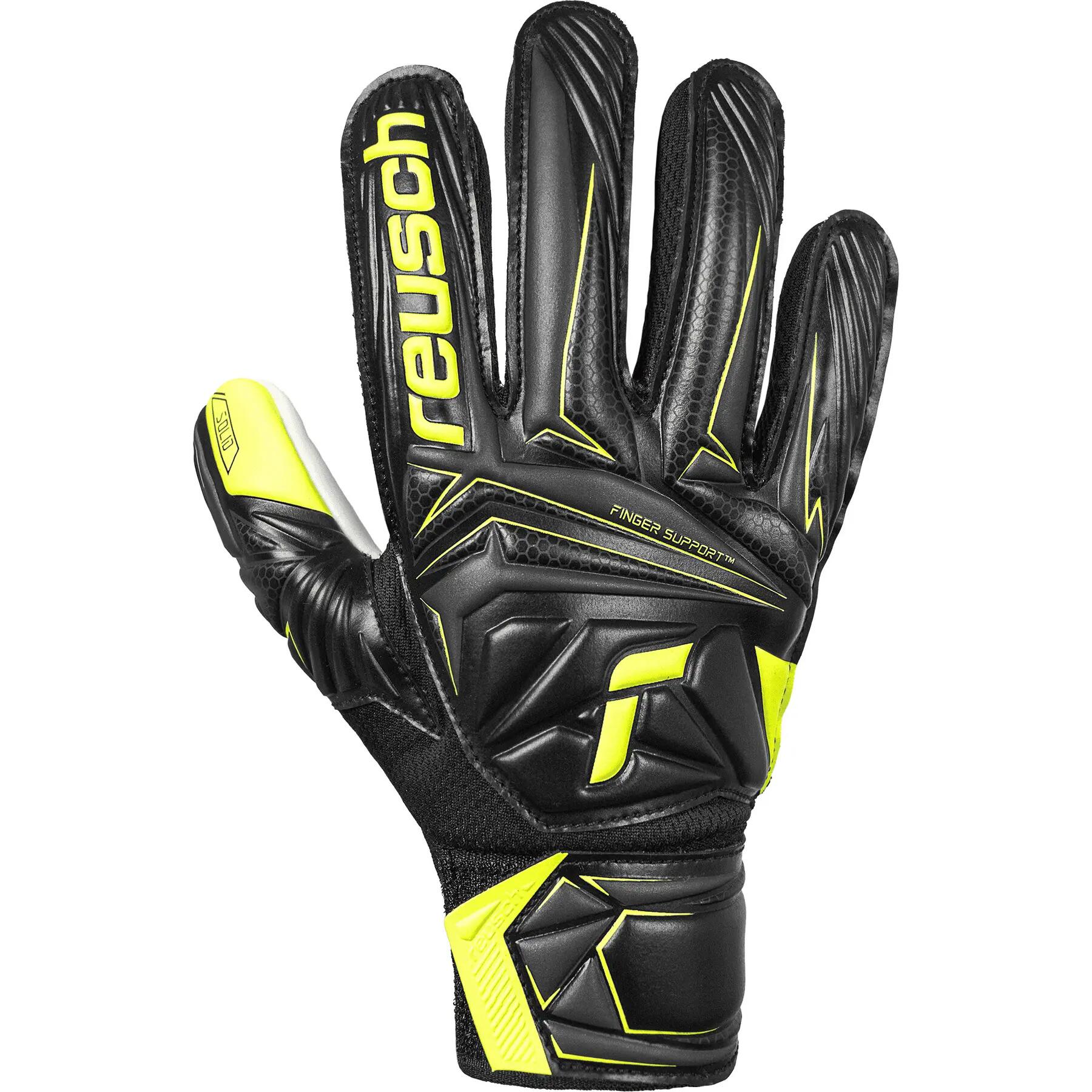 Dziecięce rękawice bramkarskie Reusch Attrakt Starter Solid Finger Support 3/7