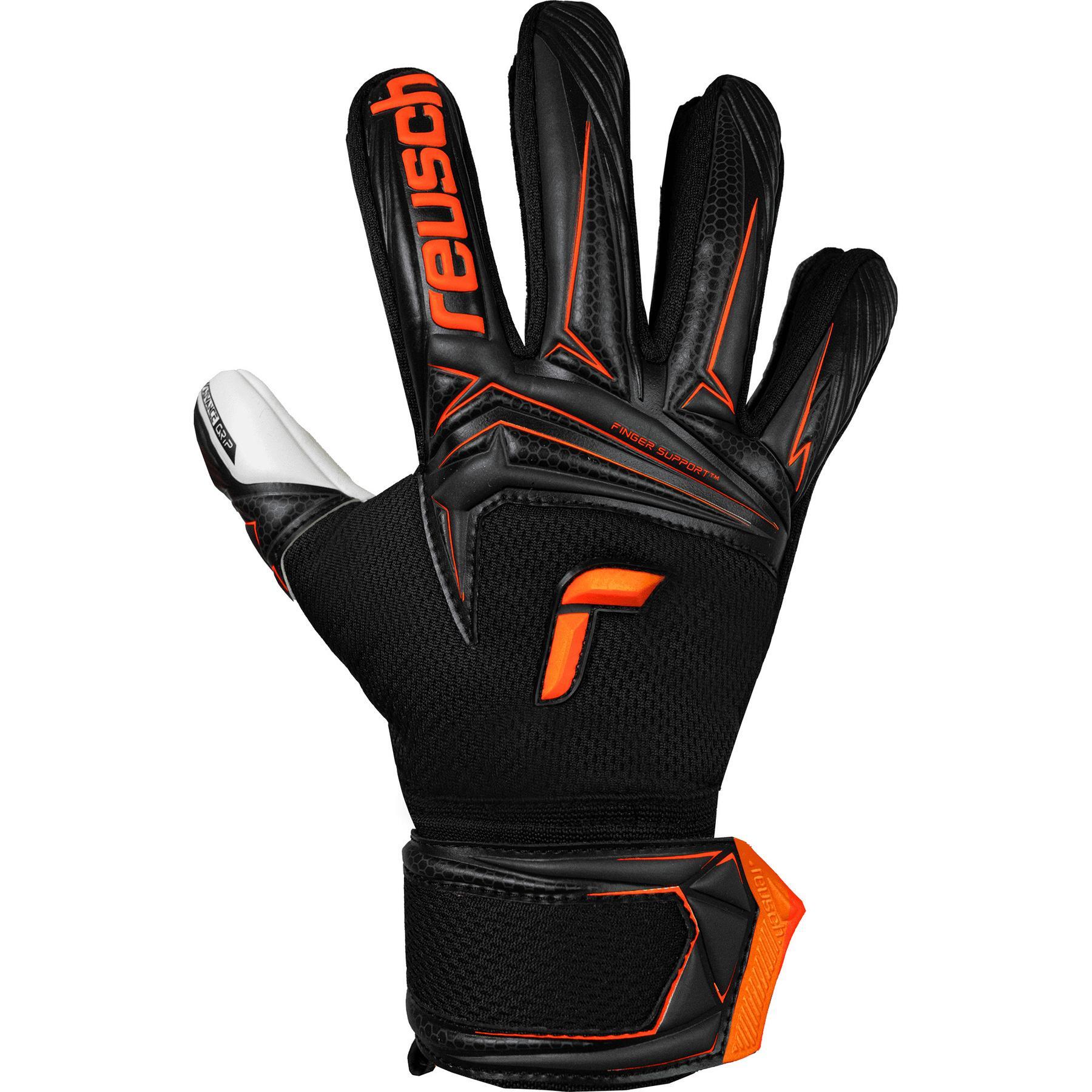 Guantes de portero infantiles Reusch Attrakt Advance Finger Suppot 3/7