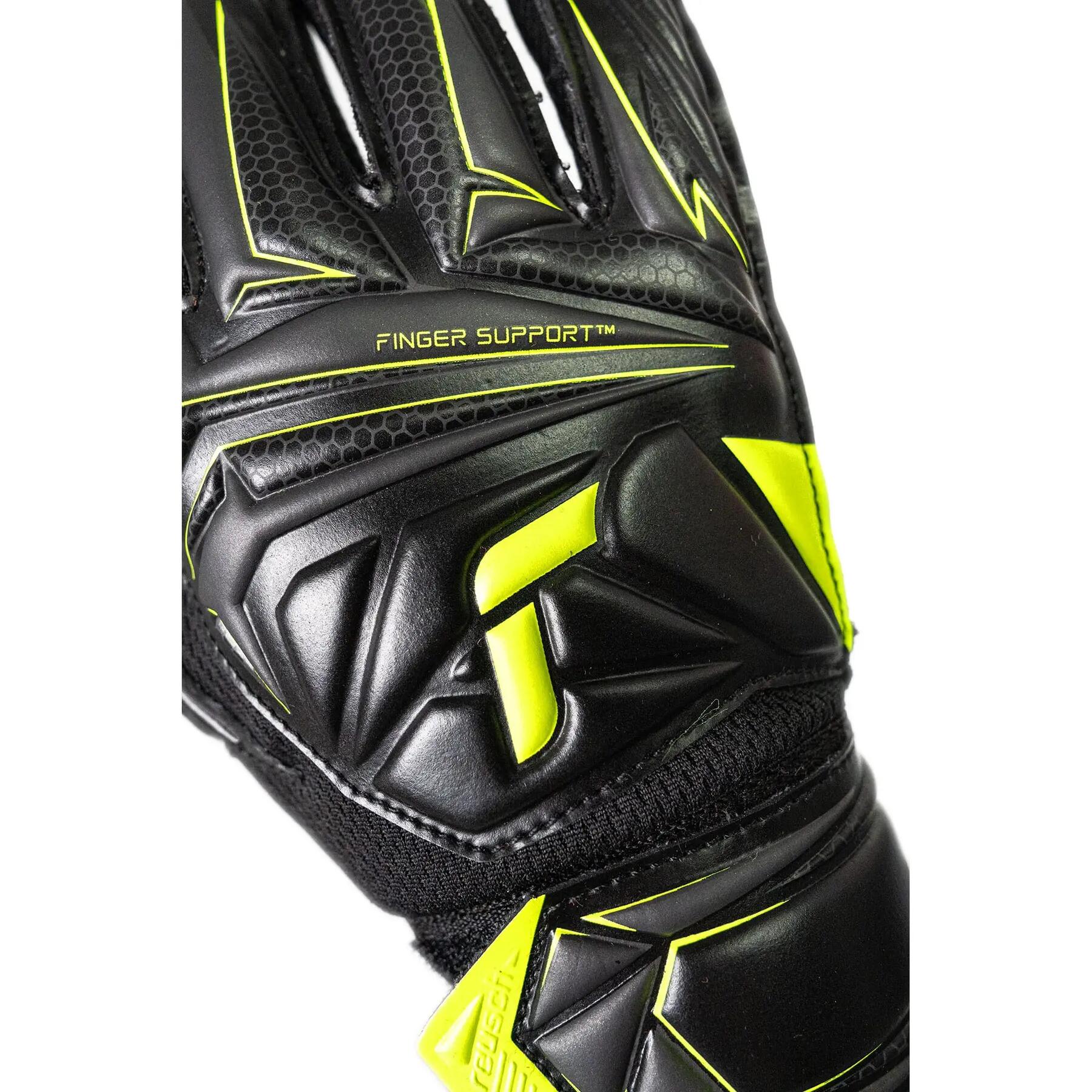 Dziecięce rękawice bramkarskie Reusch Attrakt Starter Solid Finger Support 6/7