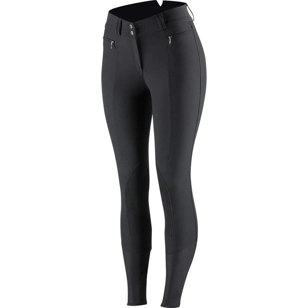 Women's lightweight stretch leather riding pants Horze Angelina