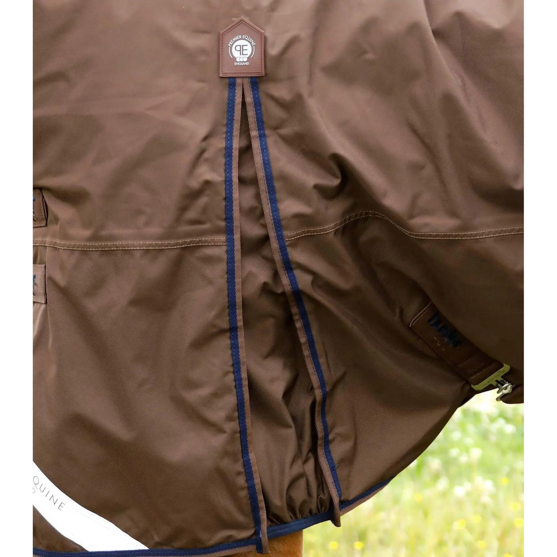 Coperta impermeabile per cavalli con copricollo Premier Equine Buster 400 g 3/5