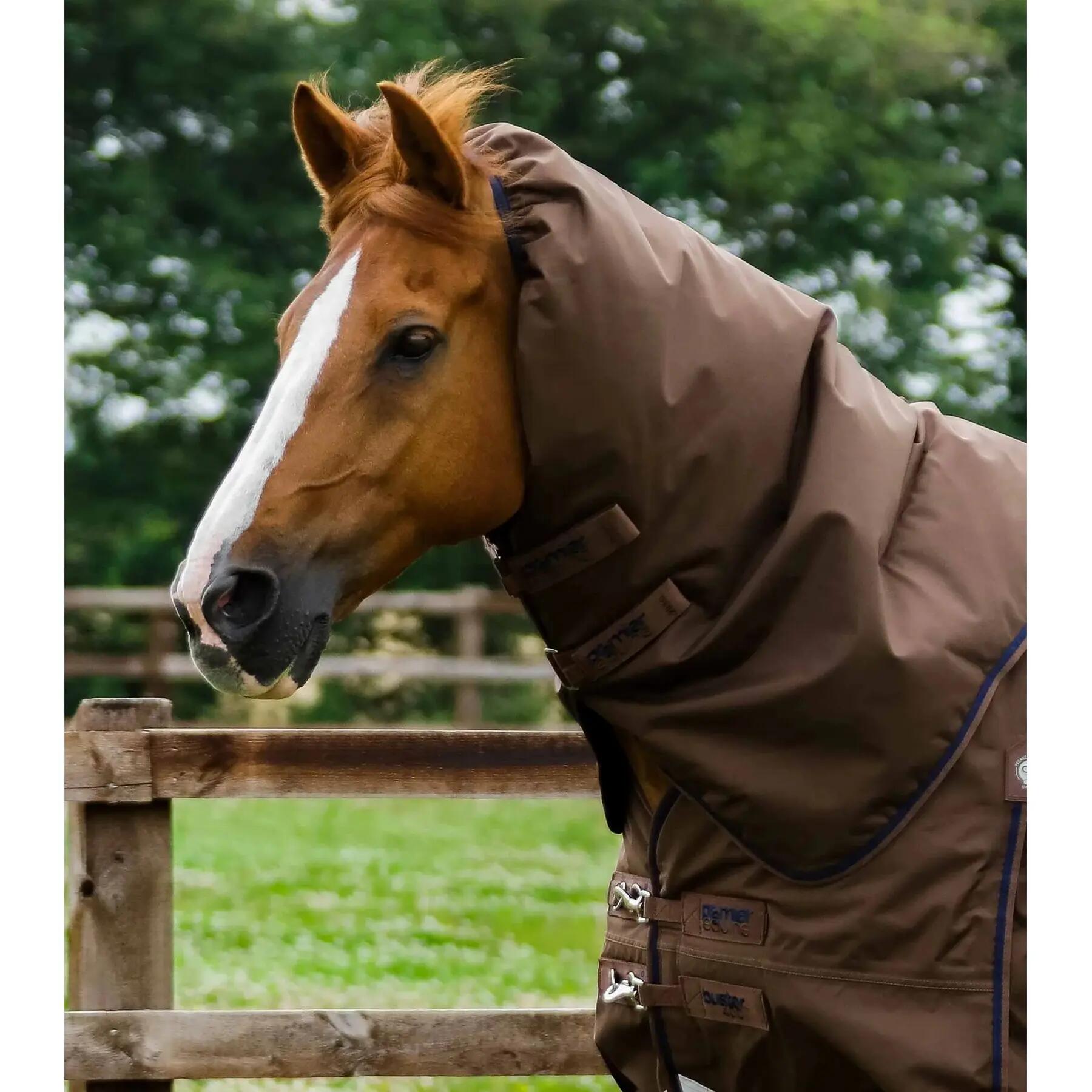 Coperta impermeabile per cavalli con copricollo Premier Equine Buster 400 g 2/5