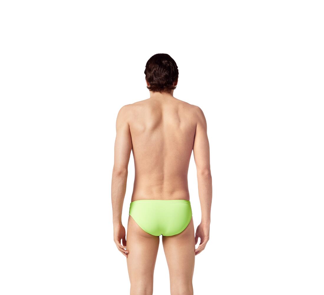 Slip bicolore Akron Addison Evo pour homme - Noir/Vert fluo - Taille 32 4/5