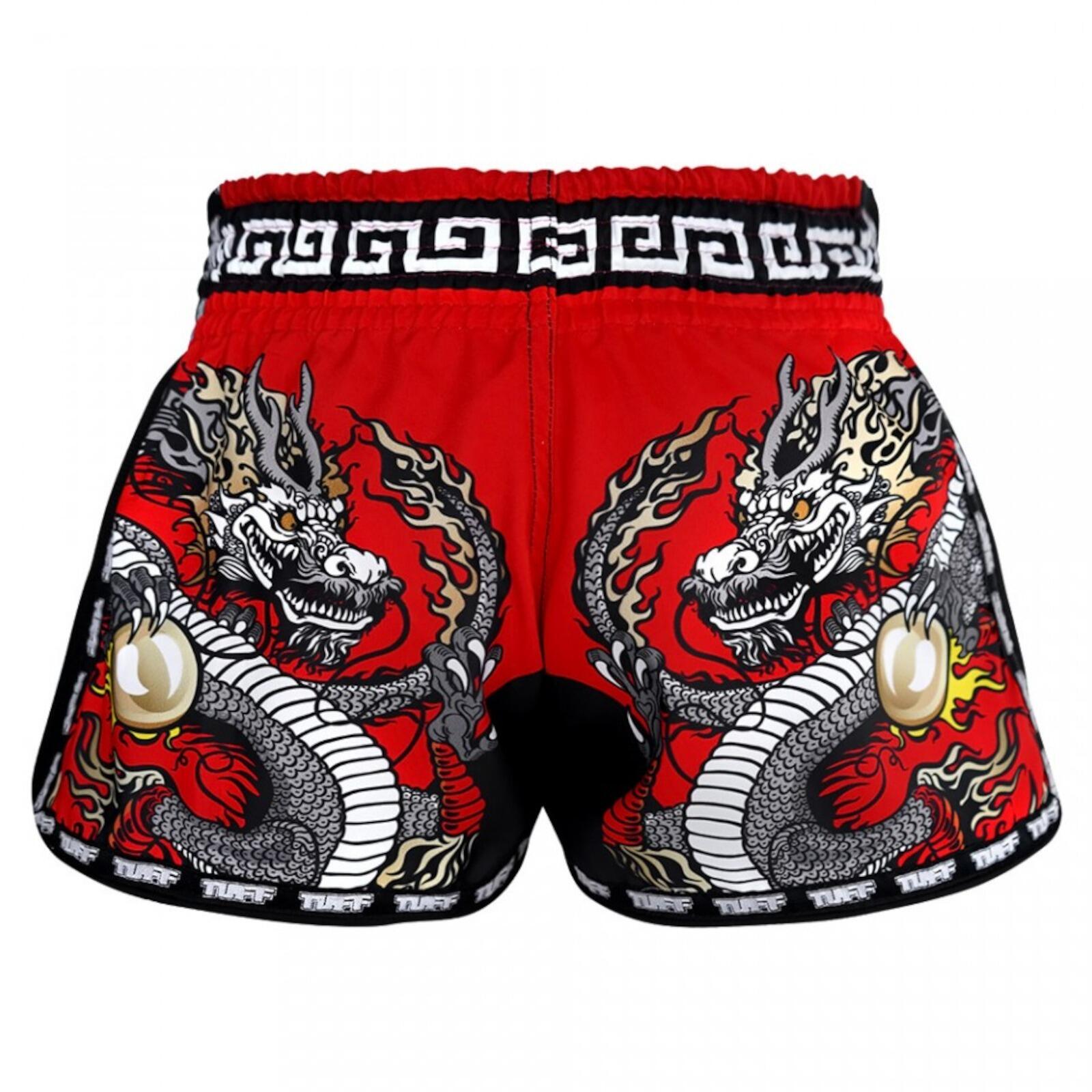Spodenki treningowe TUFF Red Chinese Dragon 3/6