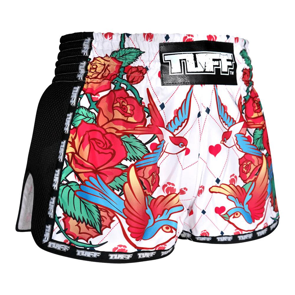 Spodenki treningowe TUFF Retro Style Rose With Birds 2/6