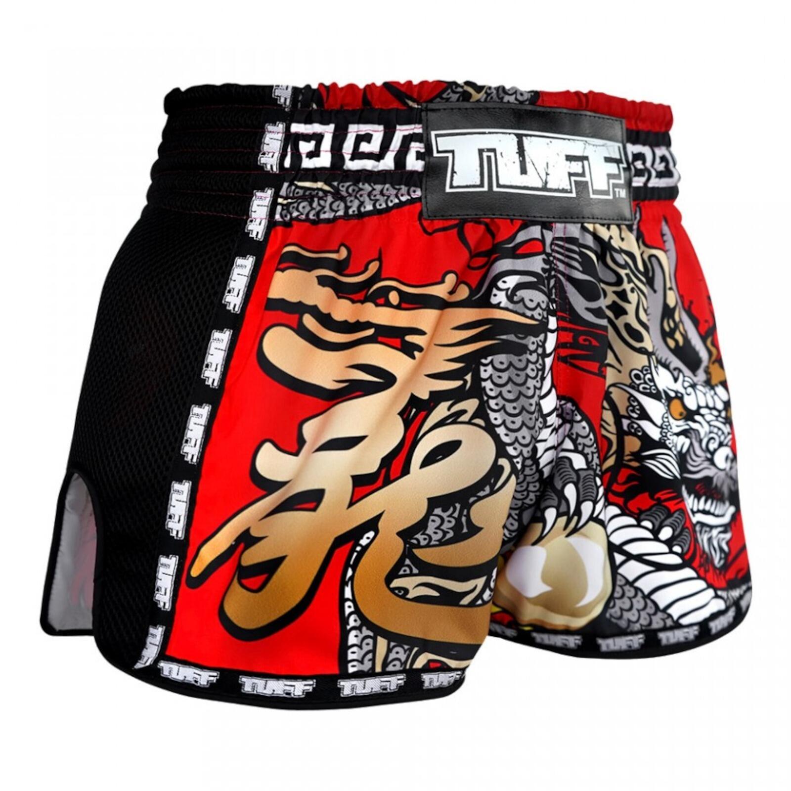 Spodenki treningowe TUFF Red Chinese Dragon 2/6