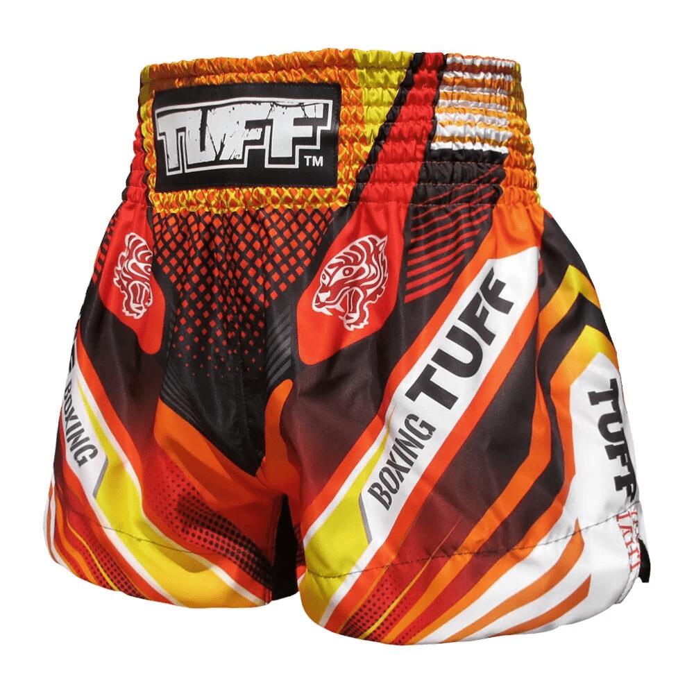 Spodenki treningowe TUFF Red With Double Tiger 2/4