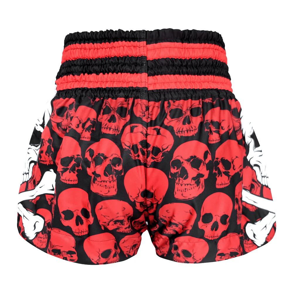 Spodenki treningowe TUFF Battalion Skull in Red 3/6