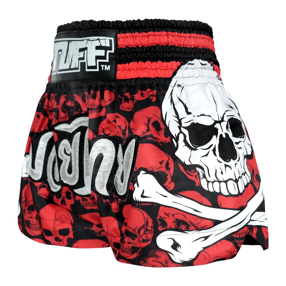 Spodenki treningowe TUFF Battalion Skull in Red 4/6
