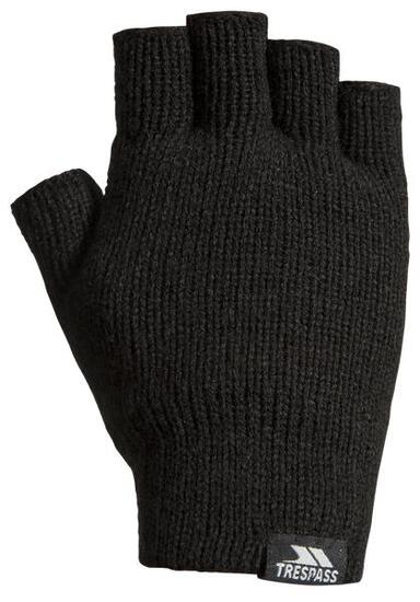 Trespass Dita - Guanto Thinsulate lavorato a maglia senza dita nero
