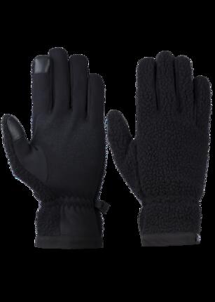 Trespass Ainslee Unisex Handschuhe Sherpa-Fleece Schwarz
