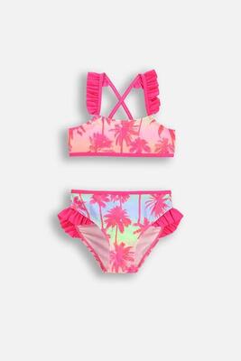 Bikini voor meisjes gekruiste bandjes wl6 roze
