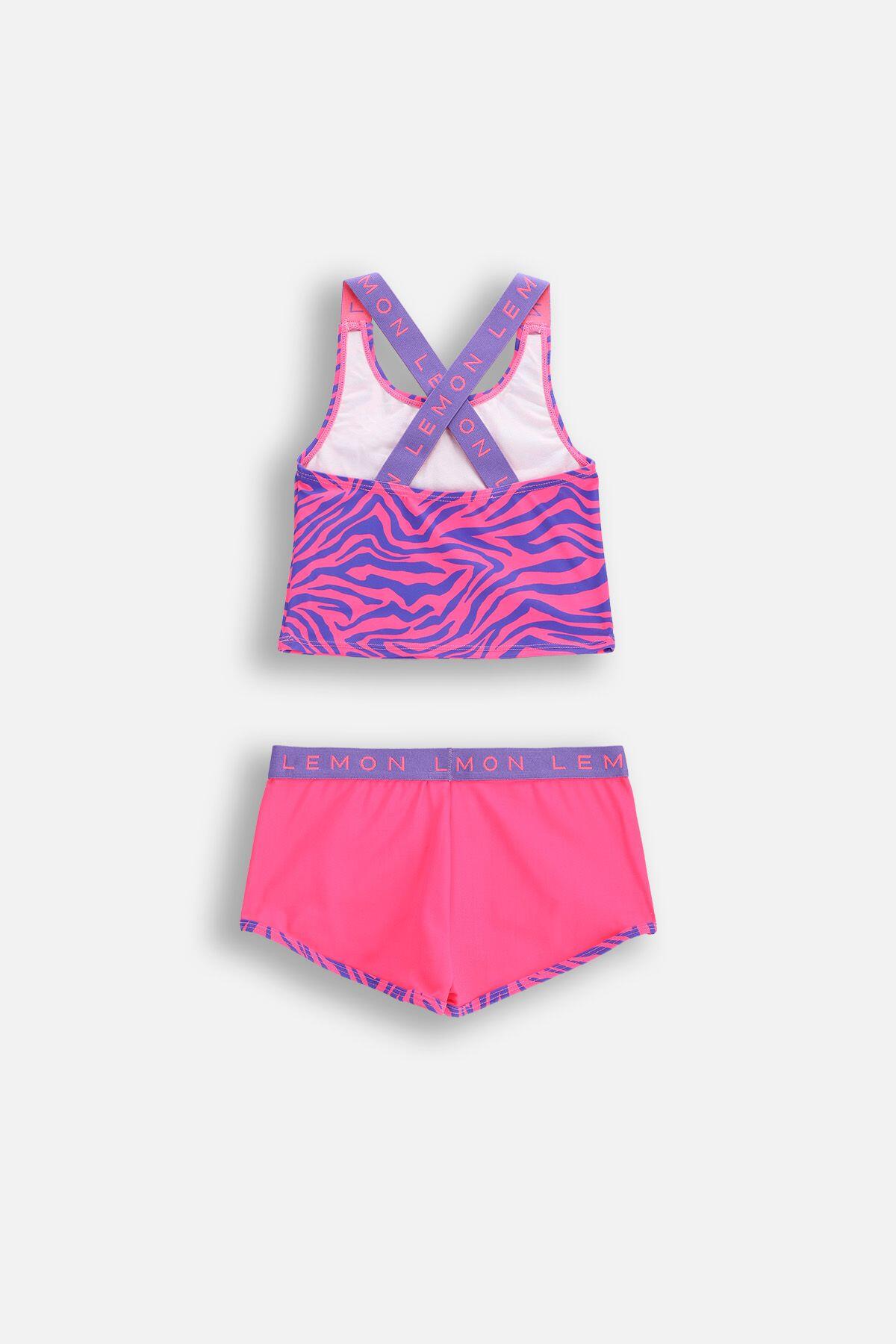 Mädchen Bikini-Set Surfen WL6 gekreuzte Träger 2/4