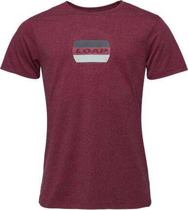 T-shirt homme Loap Bojar manches courtes col rond - mélangé clair