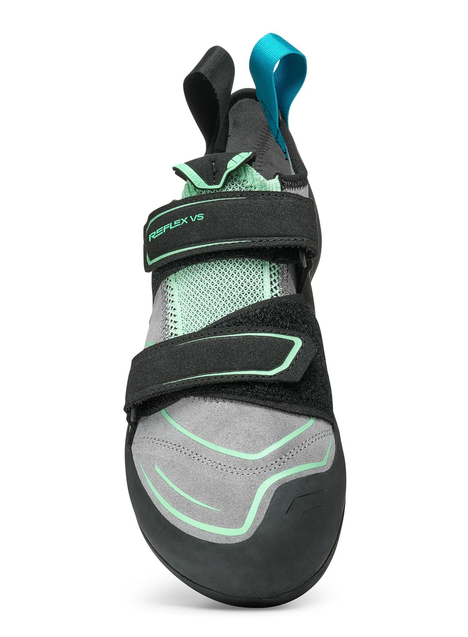 Dame Kletterschuhe Scarpa Reflex VS - mint/schwarz 4/7