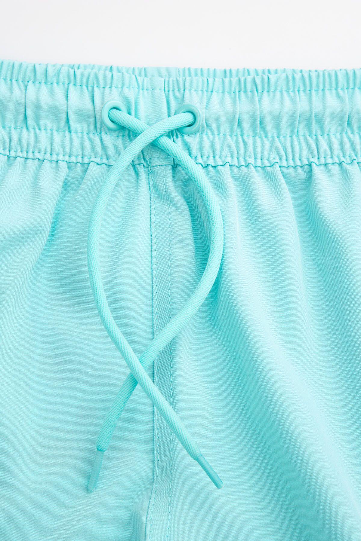 Mädchen Badeshorts Surfen  WL6 türkis 3/5