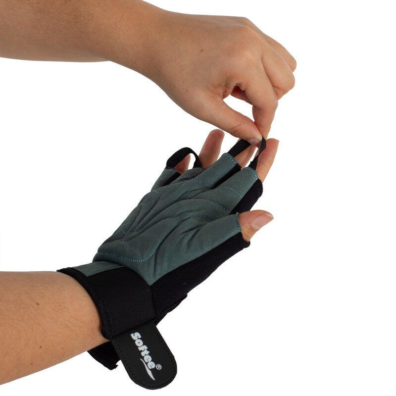 Gants d'entraînement Softee Street Bleu/Noir paire 4/6
