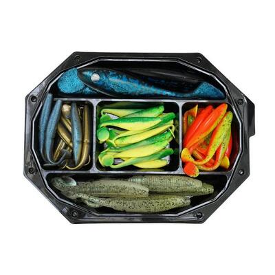 Softbait set allround xxl 7-20cm ±35 stuks voor roofvis