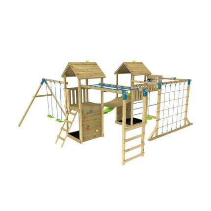 Aire de jeux XXL double tours CAMÉLÉE bois FSC®