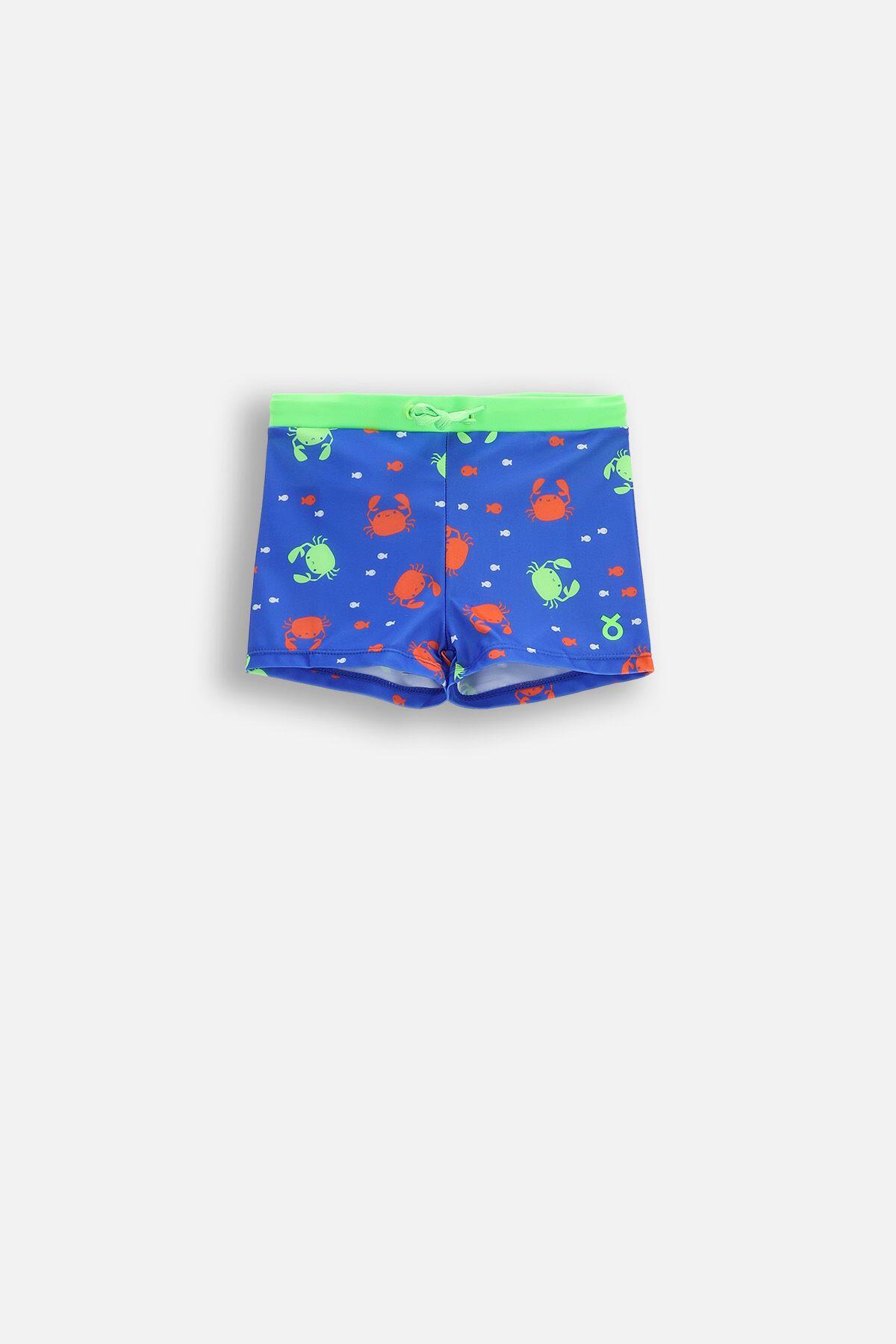 LEMON EXPLORE Dětské boxerkové plavky WL6 se šňůrkou