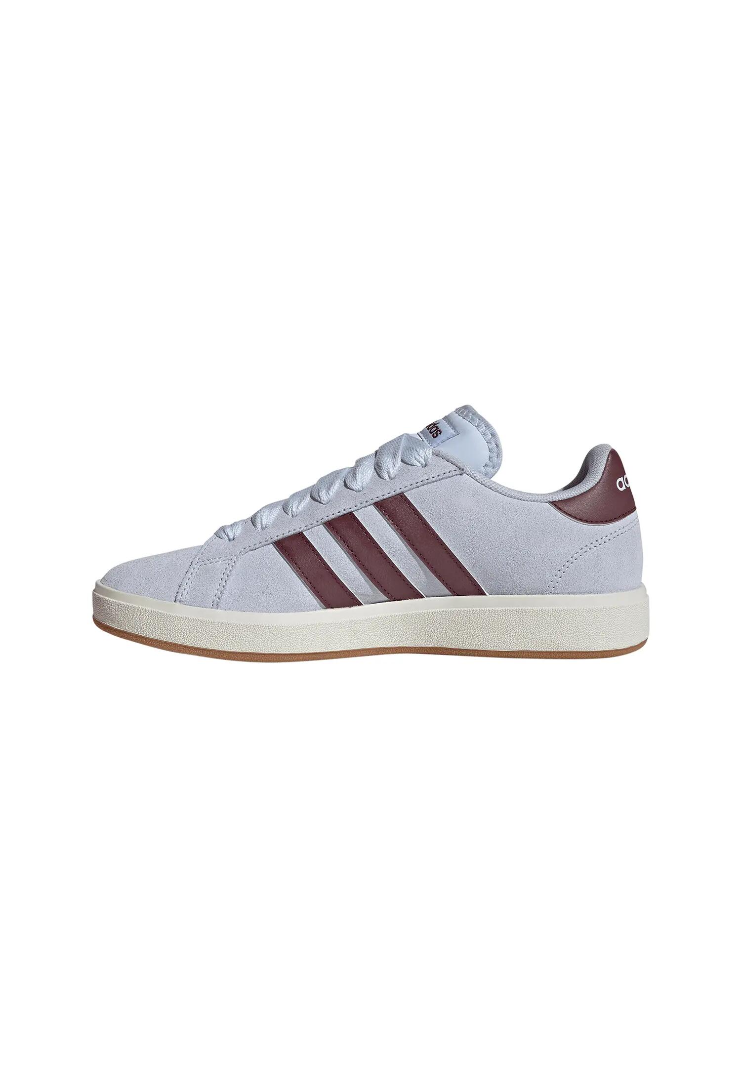 Adidas Damen Sneaker Grand Court Base 00 IH1686 Crystal Sky / Shadow Red / Gum 3/7