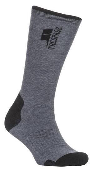 Trespass Wayfarer Chaussettes de randonnée légères Carbon Marl