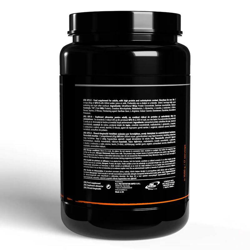 Mix proteic pentru creștere rapidă, GFX-8, Cireșe, 1500g