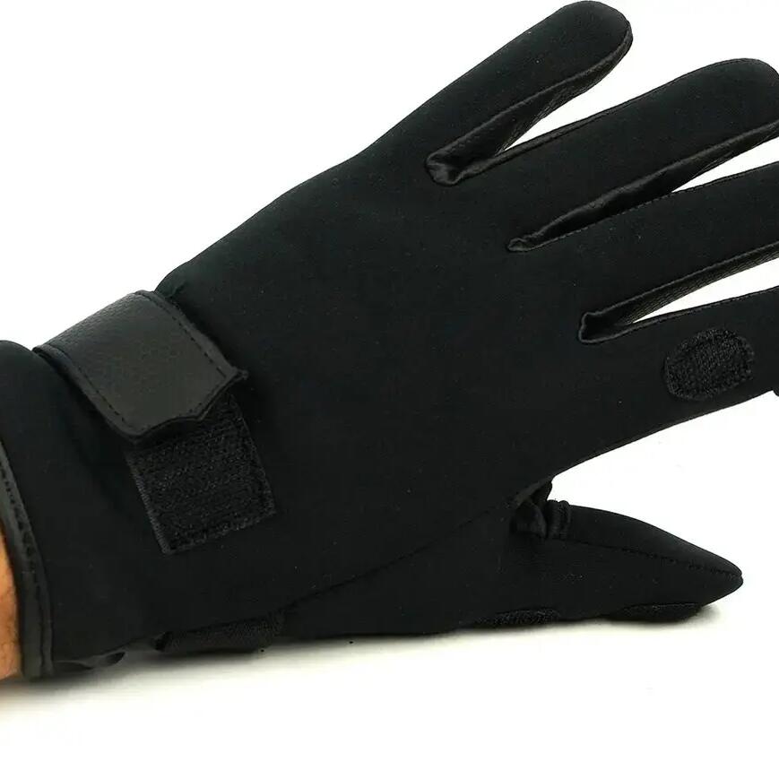 Neoprene Fishing Gloves Black L Open Thumb & Fingertip