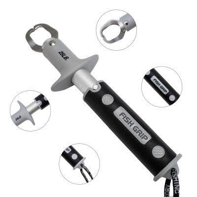 Lip grip avec balance 25lbs inox rotatif 360° 5/7