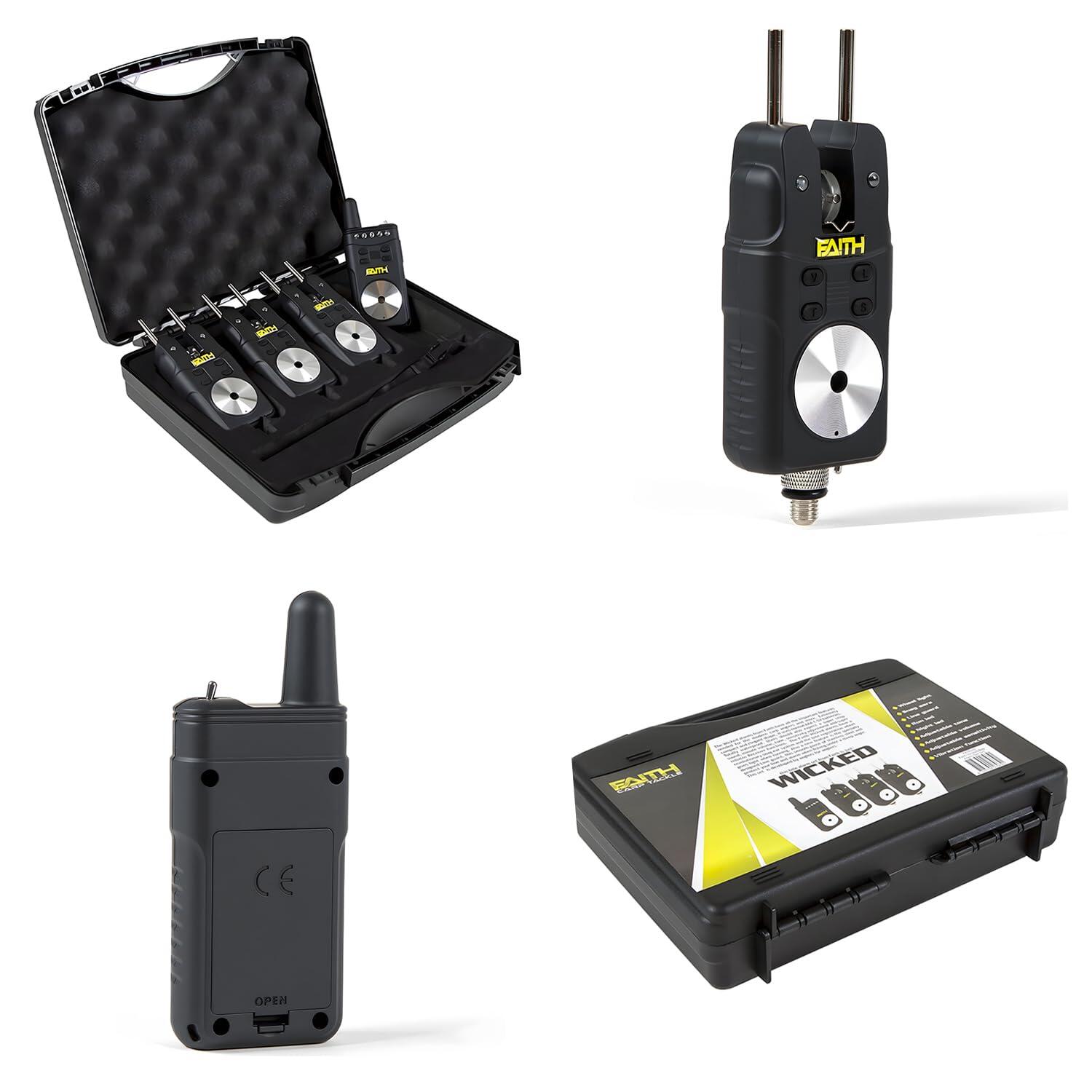Set segnalatori abboccata Wicked 3+1 wireless con valigetta 7/7
