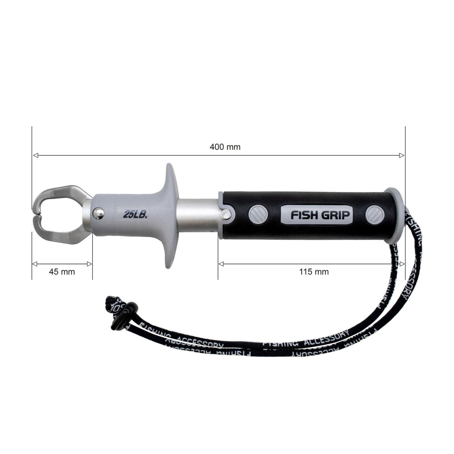 Lip grip avec balance 25lbs inox rotatif 360° 4/7