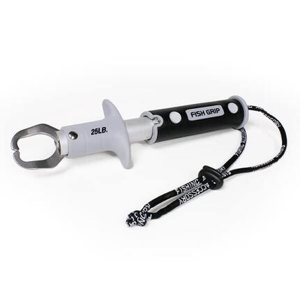 Lip-Grip Landezange mit Waage 25lbs Edelstahl drehbar