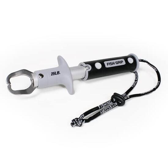 Lip-Grip Landezange mit Waage 25lbs Edelstahl drehbar