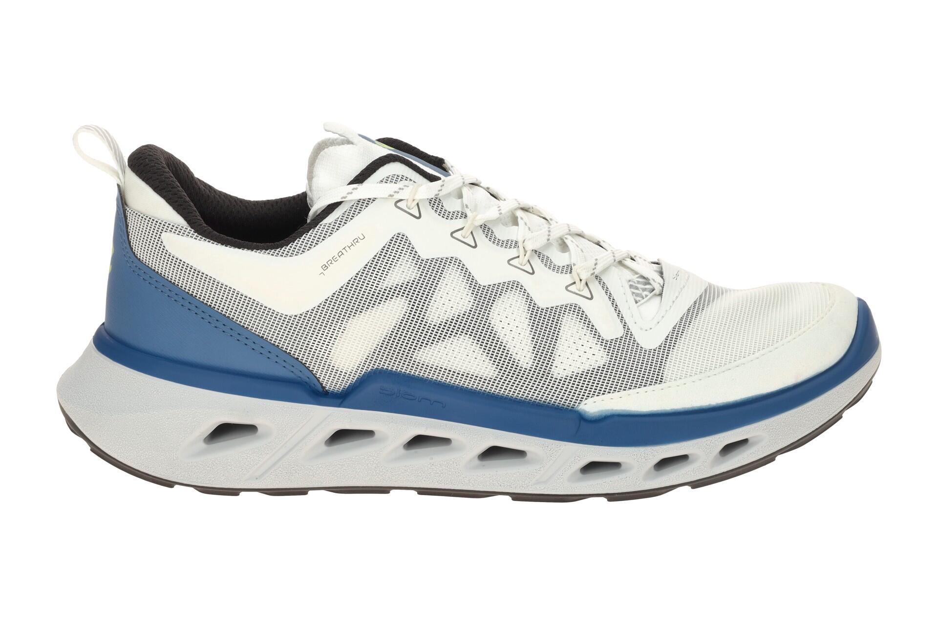 ecco Biom 720 Sneaker Heren Schuhe weiß blau Mesh 850314 2/7