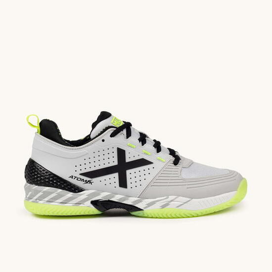 MUNICH ATOMIK 50 Zapatillas de Pádel/Tenis Gris y Amarillo Flúor