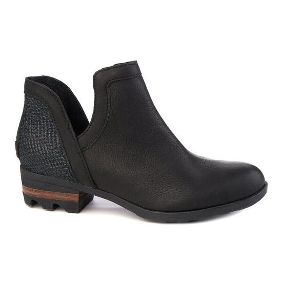 SOREL Lolla Bottines Cut-Out cuir naturel — Noir