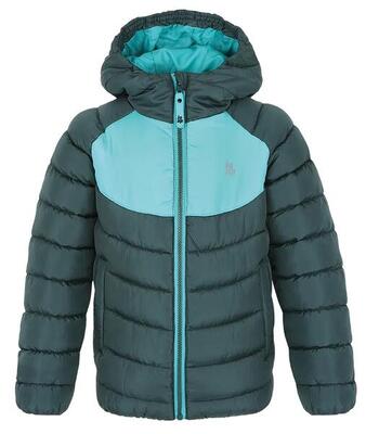 Loap insum kinderjack - donkergroen 122-128 - waterafstotend en warm