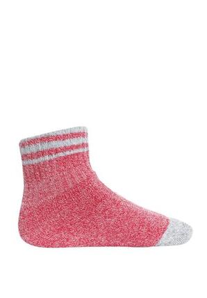 Trespass Vic - Chaussettes Enfant Mi-longues Anti-ampoules Raspberry Marl
