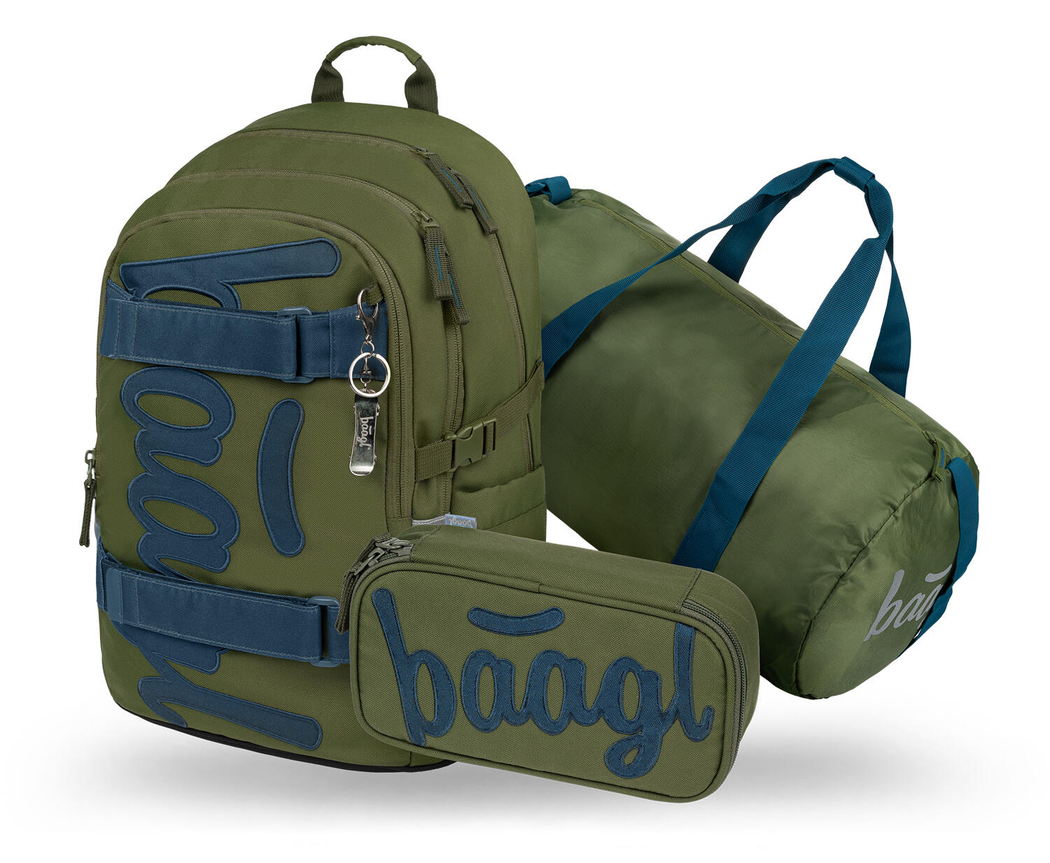 BAAGL Školní set Skate Olive