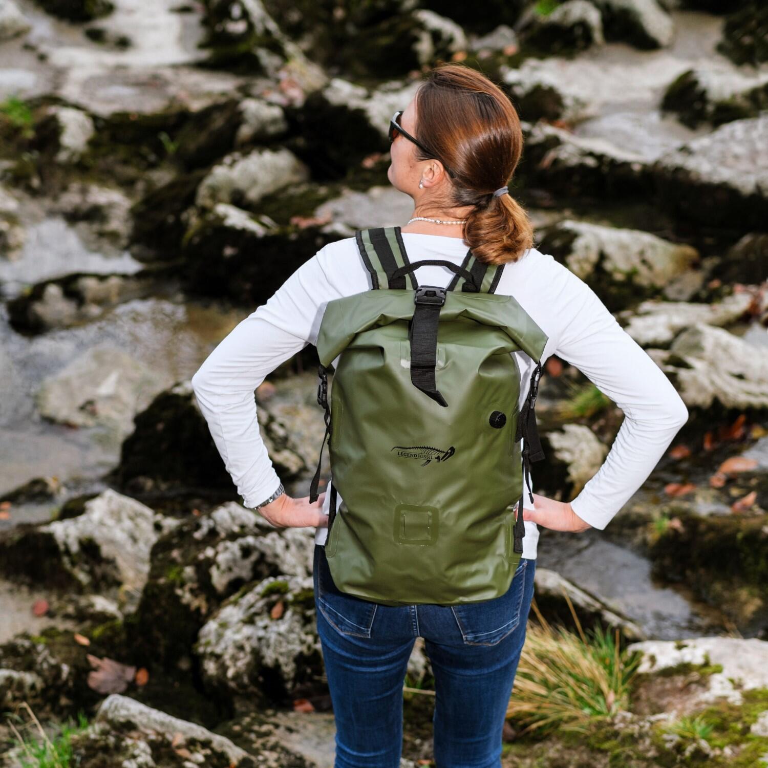 Legendfossil Hunter Rucksack 23L wasserdicht PVC Olive 5/7