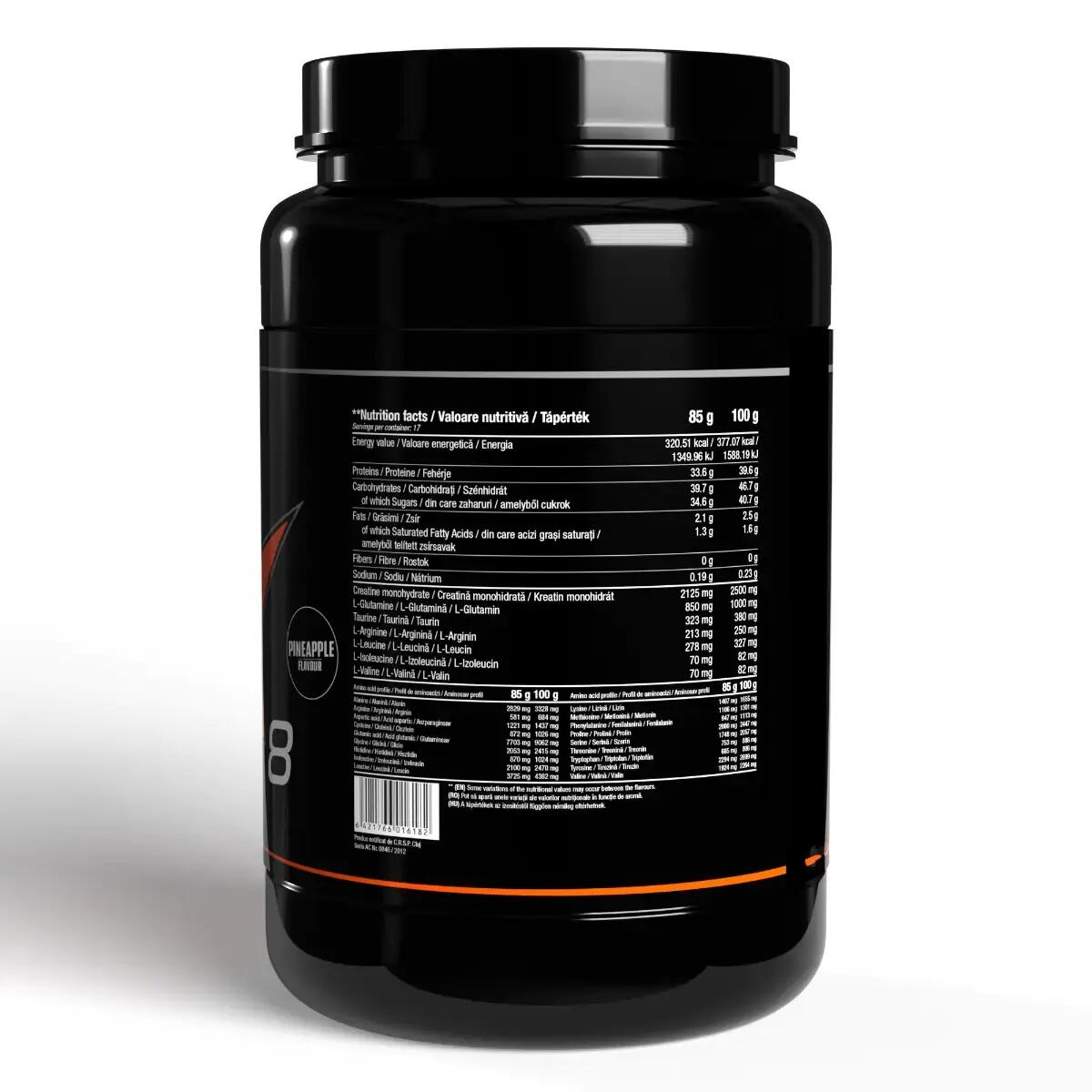 Mix proteic pentru creștere rapidă, GFX-8, Ananas, 1500G 3/4