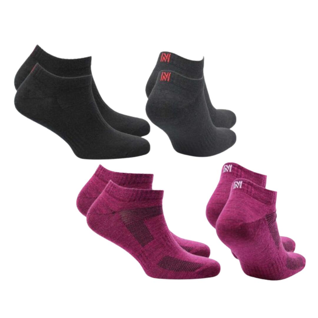 4 paar Merino Wol, Anti Blaren Wandelsokken - Snelle Vochtopname - Sheldon LC 4/4