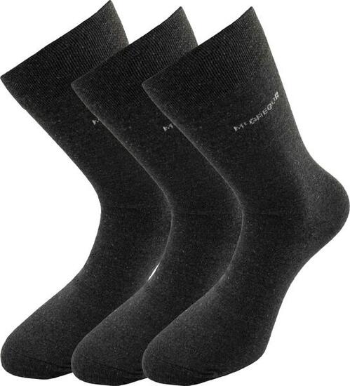McGregor Socken 3-Pack Anthra Melange 43-46 Baumwolle
