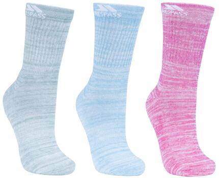Trespass Helvellyn - 3 paires chaussettes femme mi-mollet