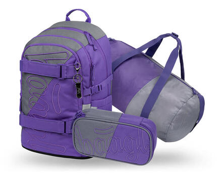 Skate Dual Schulrucksack-Set 3tlg.: Schulrucksack, Federmäppchen, Sporttasche