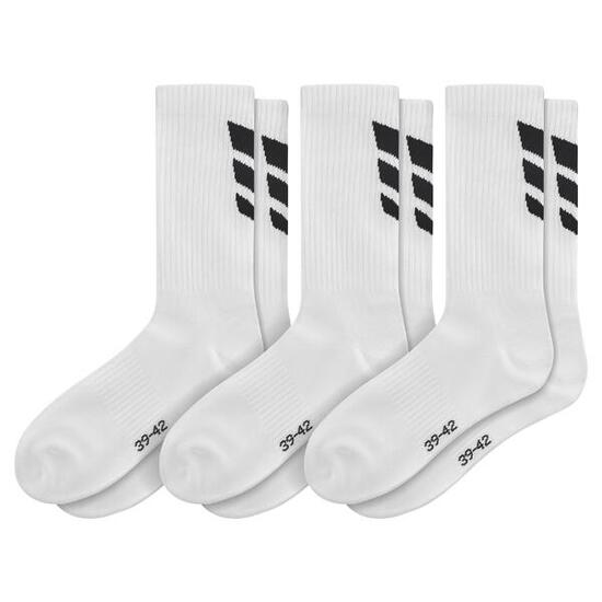 Erima 3 Wings Chaussettes 3-pack Blanc