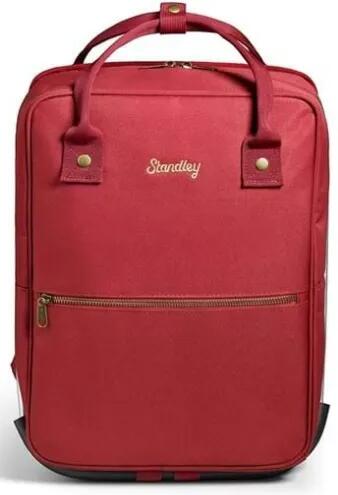 Sac à dos standley leanbag rouge - conception durable et ergonomique