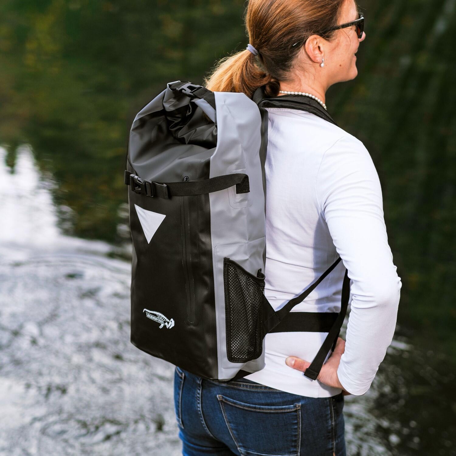 Sac à dos Chookie 23L PVC étanche noir gris 5/7